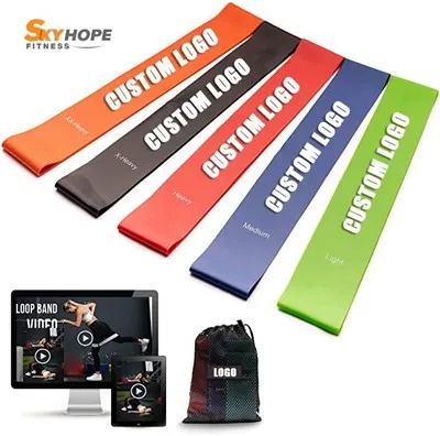 Lateks Elastik Direnç Band Döngüler